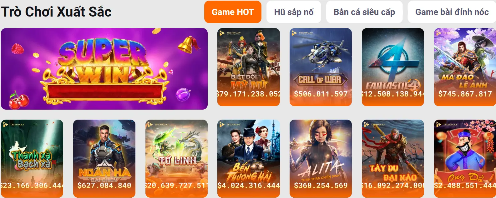 Trò chơi xuất sắc xibetlive
